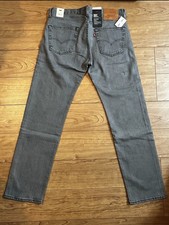 Levi  s 501 Stretch Jeans Gray Black Men's M W32 L32 Denime 00501-3514 New