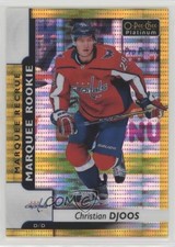 2017 O-Pee-Chee Platinum Marquee Rookies Seismic Gold 6/50 Christian Djoos s2x