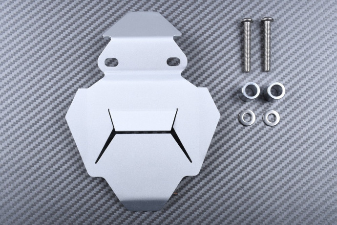 Sabot moteur argent en alu pour moto BMW R 1200RS LC 2015-2018