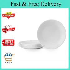 Corelle Winter Frost White 10.25" Glass Dinner Plate (Set of 6)
