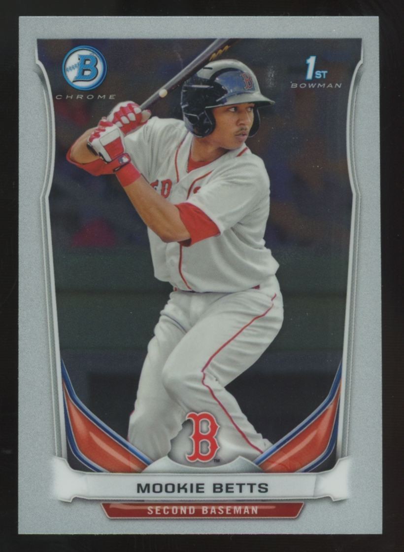 2014 Bowman Chrome Mookie Betts RC 1st #BCP109 "B"