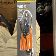 Klein Tools 38663 Locking Pliers Kit, 2-Piece...