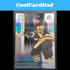 2018-19 SP Game Used Authentic Rookies Rainbow /294 Zach Aston-Reese #155