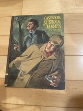 A. Conan Doyle Casebook of Sherlock Holmes Hardcover Illustrated Mystery Novel