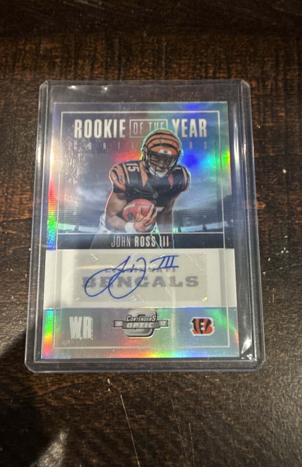 2017 Panini Contenders Optic - Rookie John Ross #ROY-21 Autographs /25 (AU, RC)
