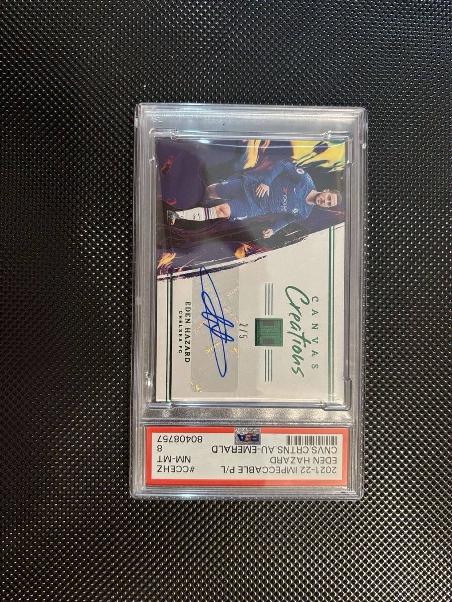 Eden Hazard Panini Impeccable Prem League Canvas Creations 21/22