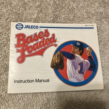 Bases Loaded Nintendo Instruction Manual Only