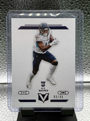 2019 Panini Chronicles - Vertex A.J. Brown #V-7 Purple /49 (RC)