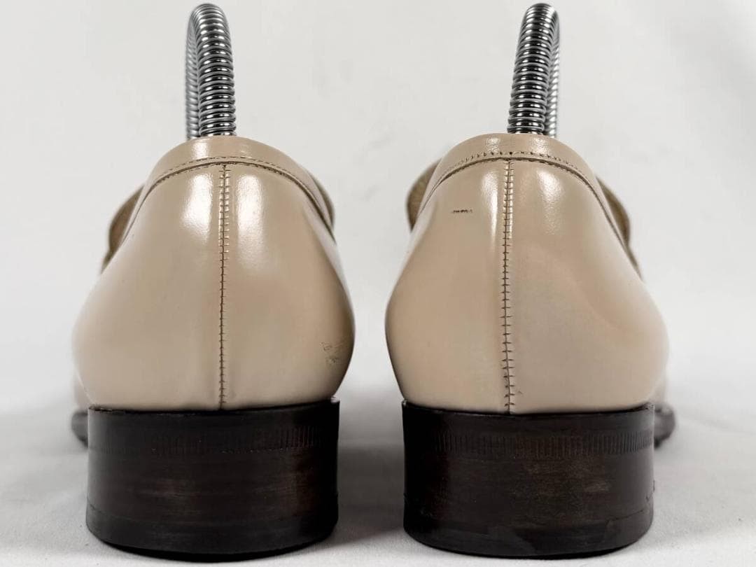 GUCCI Women's Loafers Horsebit Leather Beige Size:35/JP:22 147839K Authentic thumbnail 5