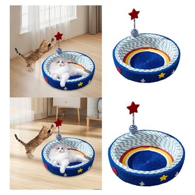 Katzenkratzer Bett Nest Atmungsaktiv Kratzspielzeug Kratzbrett Kratzbrett