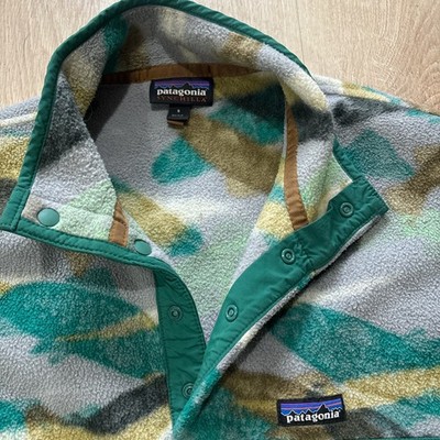 Vintage Patagonia Synchilla Trout Fish Pattern Snap-T fleece