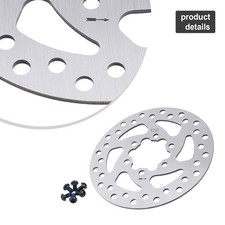 Rotorbremse Scheibenbremse Bremsen Edelstahl Silber Tragenresistent 120 Mm – Bild 12