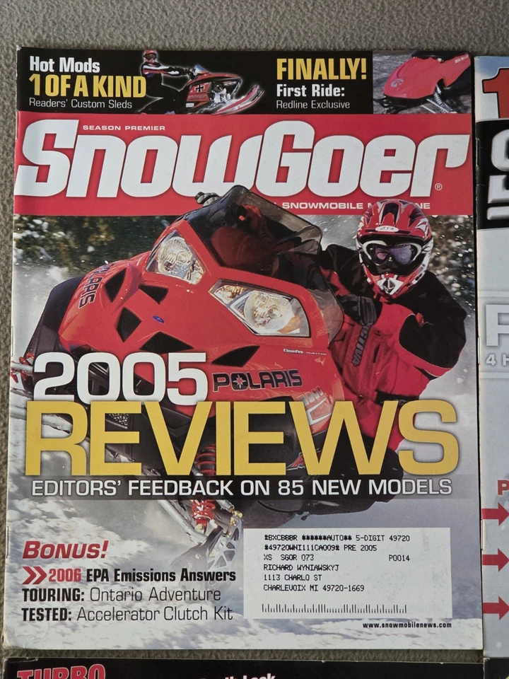 SnowGoer Magazines 2004 Lot of 6 - Imagem 2 de 4