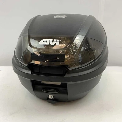 GIVI Bauletto Monolock Noir 30 Litri Top Box Monolock Catadiottro Fumé E300NT2 - Photo 1/4