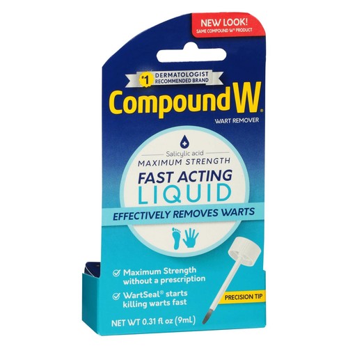 Compound W Maximum Strength Fast Acting Liquid Wart Remover, 0.31 fl oz - Picture 11 of 15