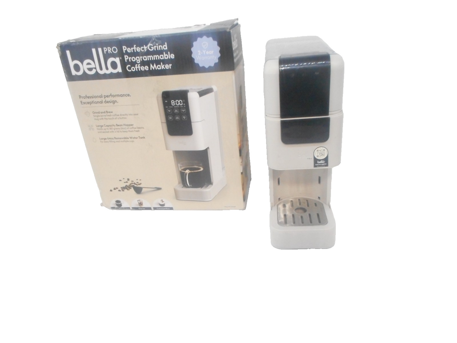 bella PRO - Perfect Grind Programmable Single-Serve Coffee Maker