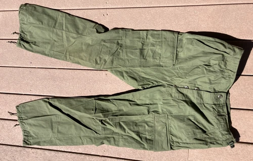 NOS Vietnam War US Army 2nd Pattern Poplin Jungle Trousers Pants Medium Regular