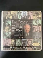 Compact Disc Set Greatest Old Time Radio Shows of 20th Century Walter Cronkite