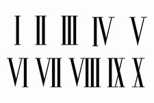 Letters 6 Sheets Temporary Tattoo for Men Adults Roman Numerals Fake Tattoos for