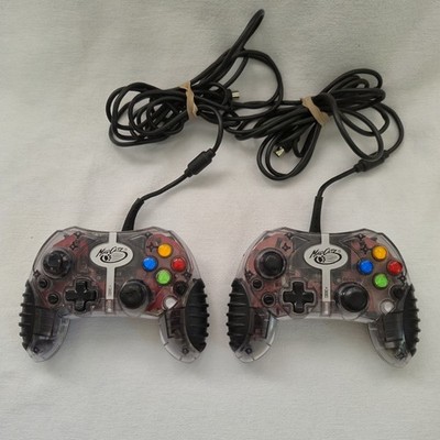 Mad Catz Xbox Set of 2 Control Pad Pro 4526 Turbo Gamepad Controller OG Untested