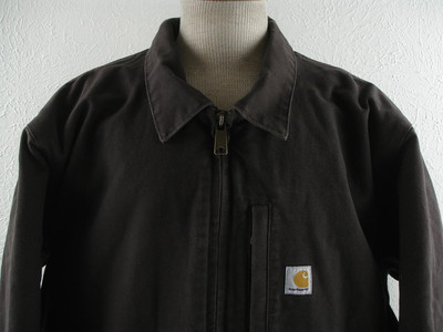 Carhartt Men's sz 2XLT 104293 Dark Brown Loose Fit Washed Duck