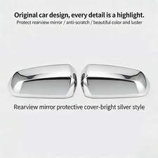 L+R Spiegelkappen Außenspiegelabdeckung Gehäuse Chrom Für Ford Ranger T9 2022+