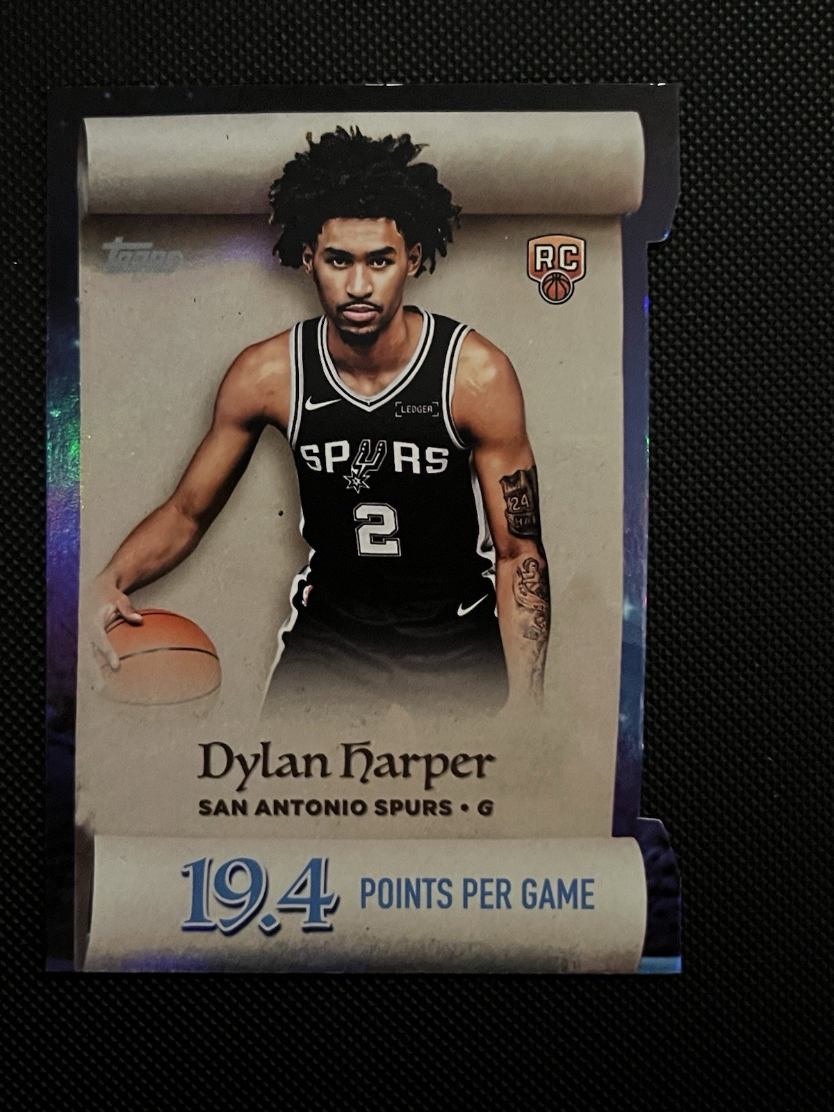 2025-26 Topps Holiday Dylan Harper Making The Nice List ML-2 Spurs Rookie Card