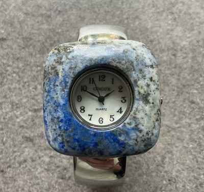 Beautiful Chicos Women s Cuff Watch 38mm Silver Tone Case & Band A20
