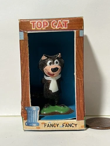 Marx Tinykins Fancy Fancy plastic figure w/ box Hanna Barbera Top Cat character