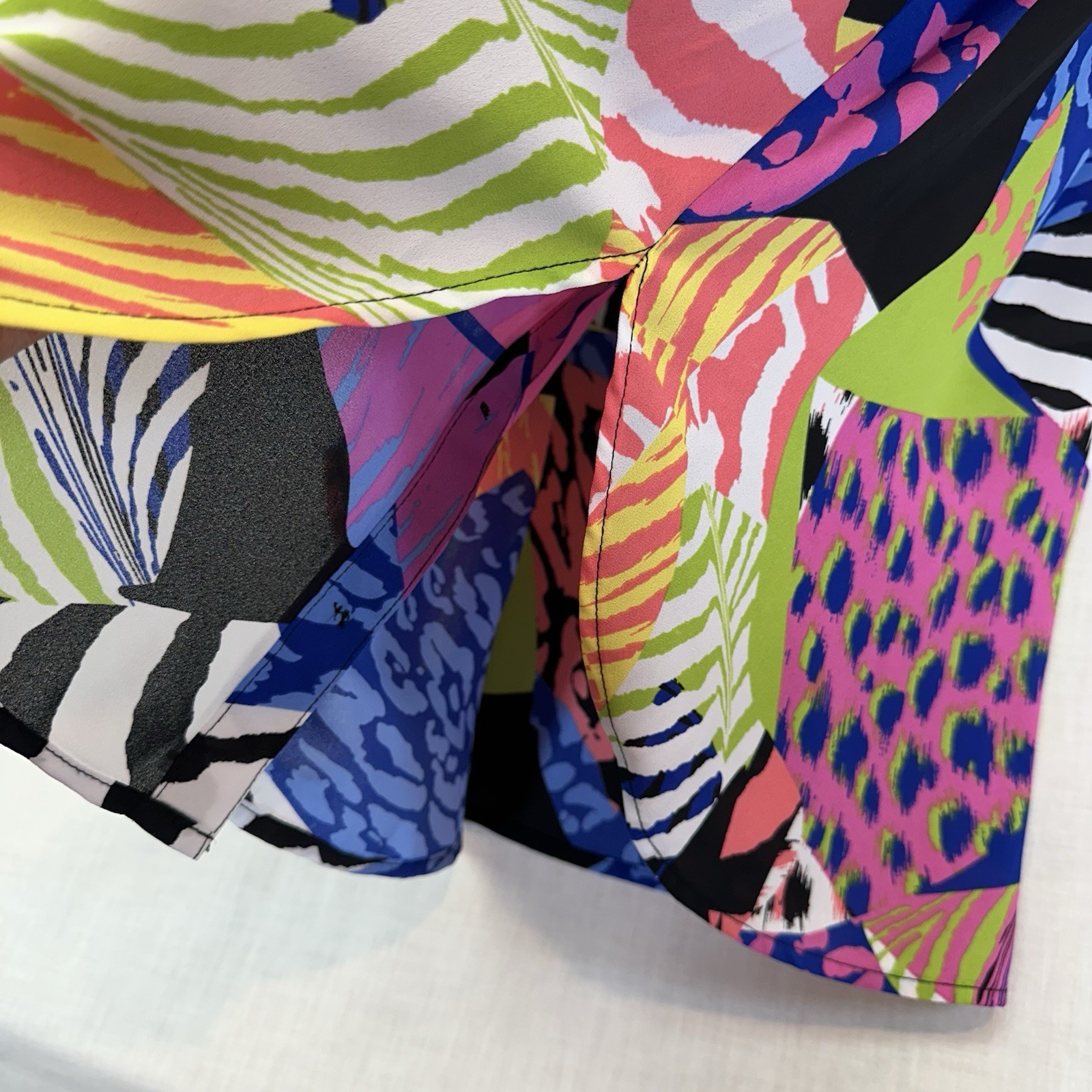 Slim Factor L Colorful Abstract Patchwork Tunic B… - image 5