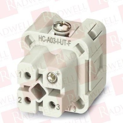 PHOENIX CONTACT HC-A03-I-UT-F / HCA03IUTF (NEW IN BOX)