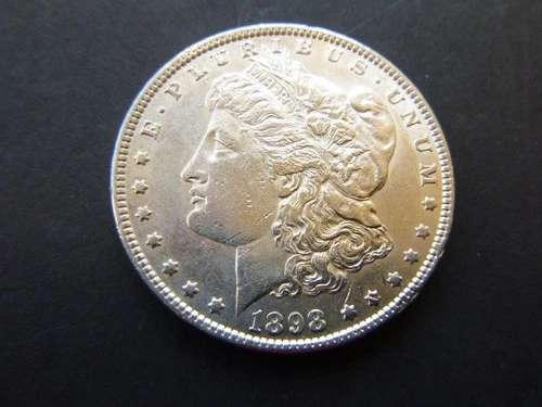 1898-P Morgan Silver Dollar F-XF