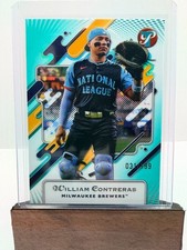 2025 Topps Pristine Aqua Refractor /199 William Contreras #287