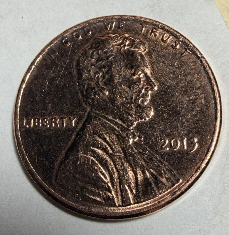 2013-P Lincoln Shield Small Cent Penny RD Copper Business Strike Philadelphia