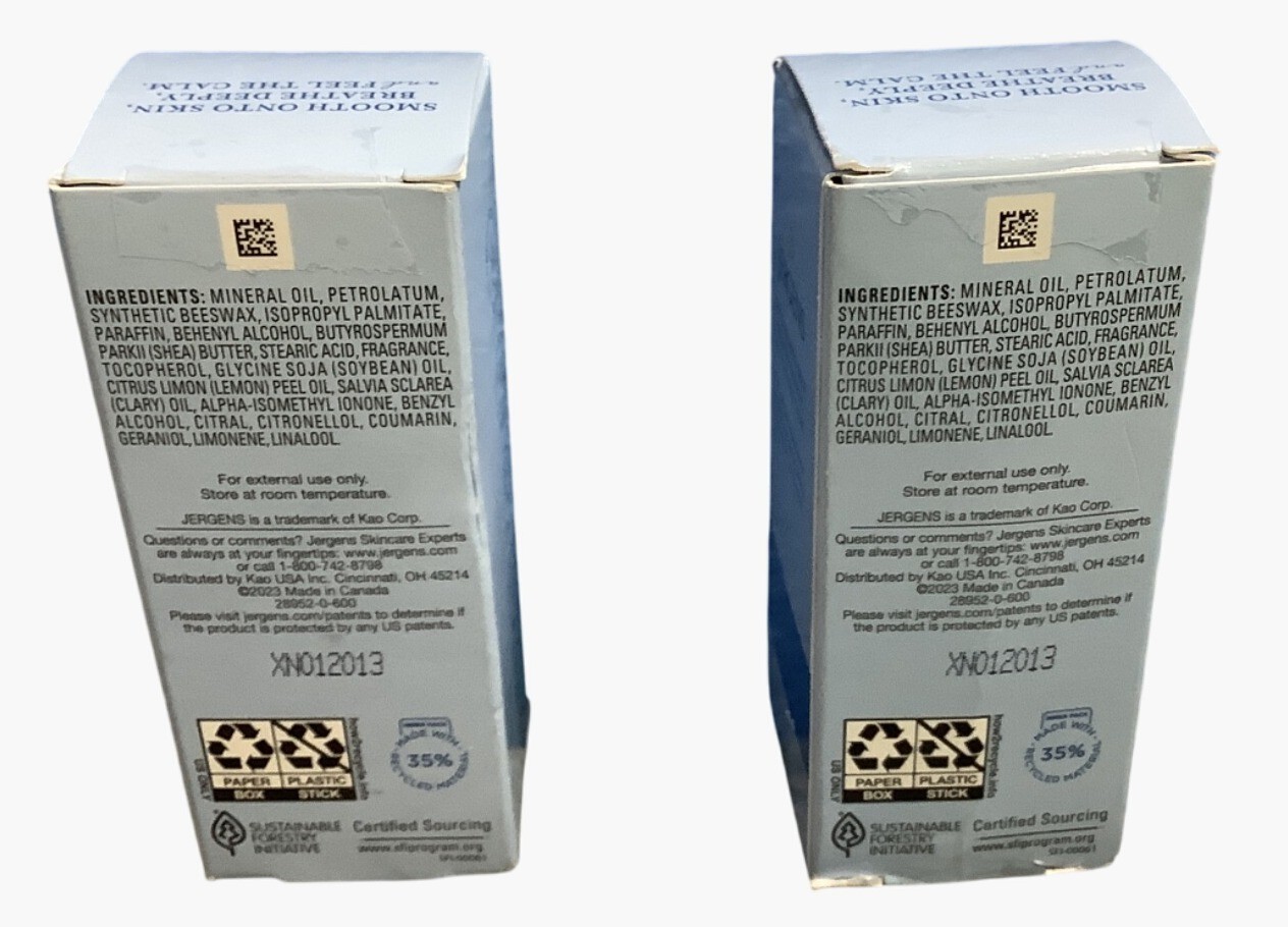 2 Jergens Destress Essential Oil-Scented Stick Clary Sage & Lemon 0.9 Oz Each thumbnail 3