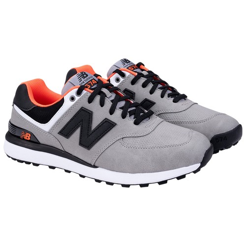 Zapatos de golf New Balance impermeables para hombre 574 verdes V2 cuero comodidad sin clavos - Imagen 3 de 11