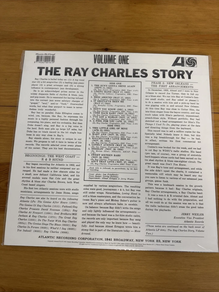 Ray Charles Story, Vol. 1 by Ray Charles (Record, 2016) - Image 3 of 4