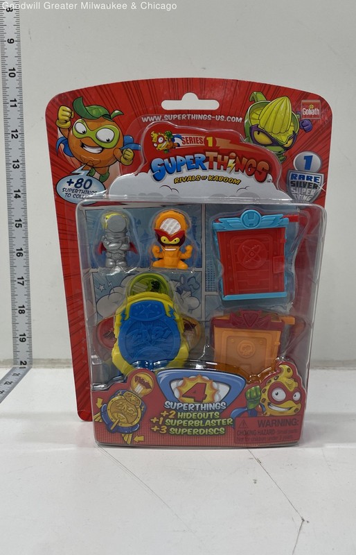 Sealed NEW Super Things Rivals of Kaboom Series 1 Rare Silver Figure Pack