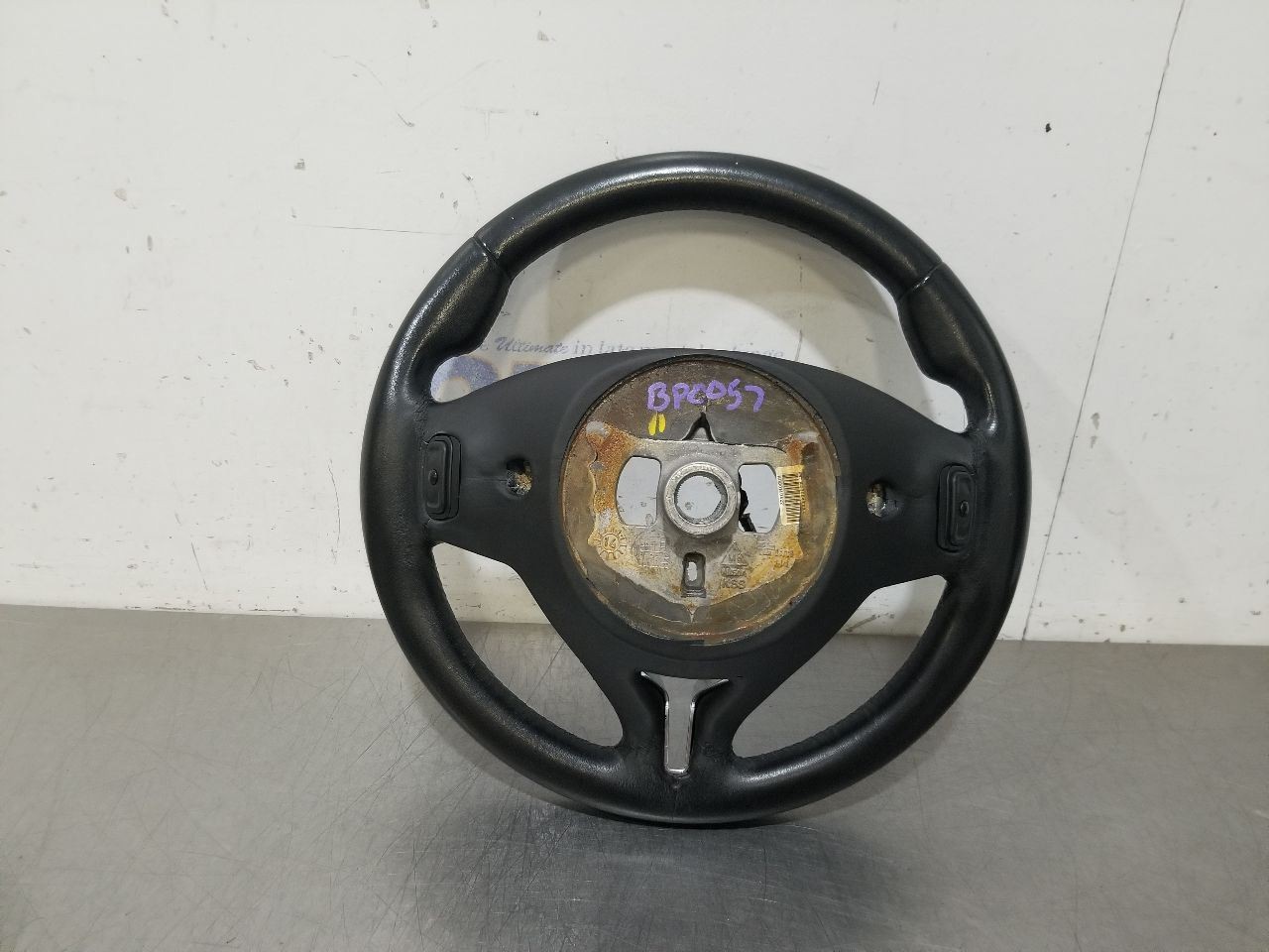 14 2014 MASERATI GHIBLI SQ4 STEERING WHEEL BLACK LEATHER