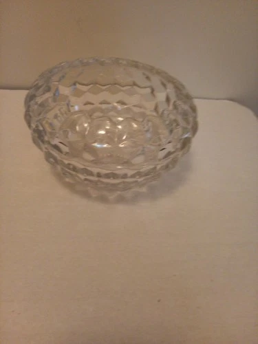 Fostoria American Pattern 8” Footed Cupped Bowl Estate Find Excellent Condition