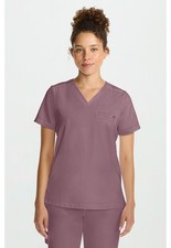 Healing Hands Women's Scrubs Tuck-in V-Neck Top HH755 ELBY Elderberry Free Ship