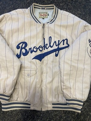 Mirage First String Brooklyn Dodgers Jacket XXL 1955 World Series MLB (See Pics)