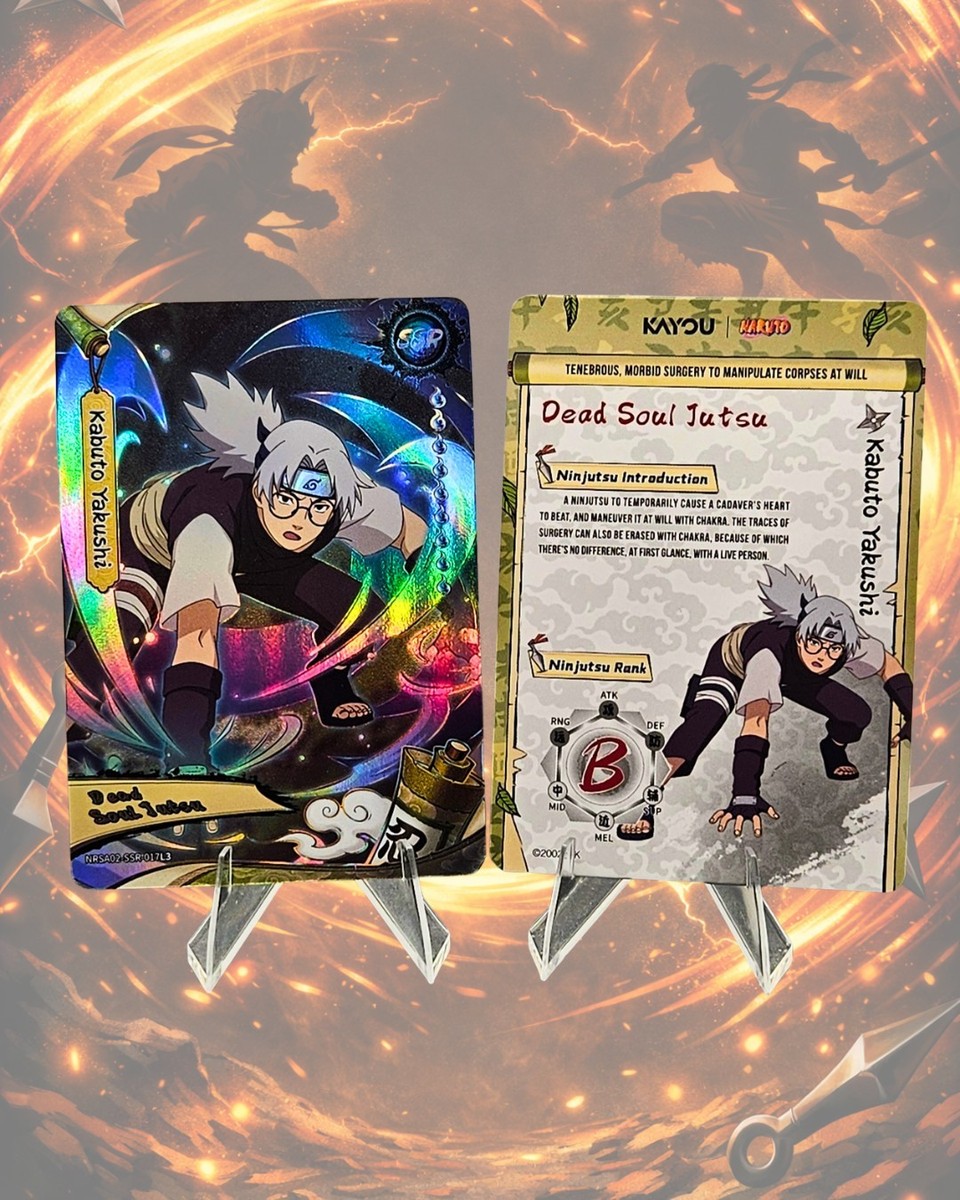 Kabuto Yakushi NRSA02-SSR-017L3 Naruto Kayou English Series 2 PACK