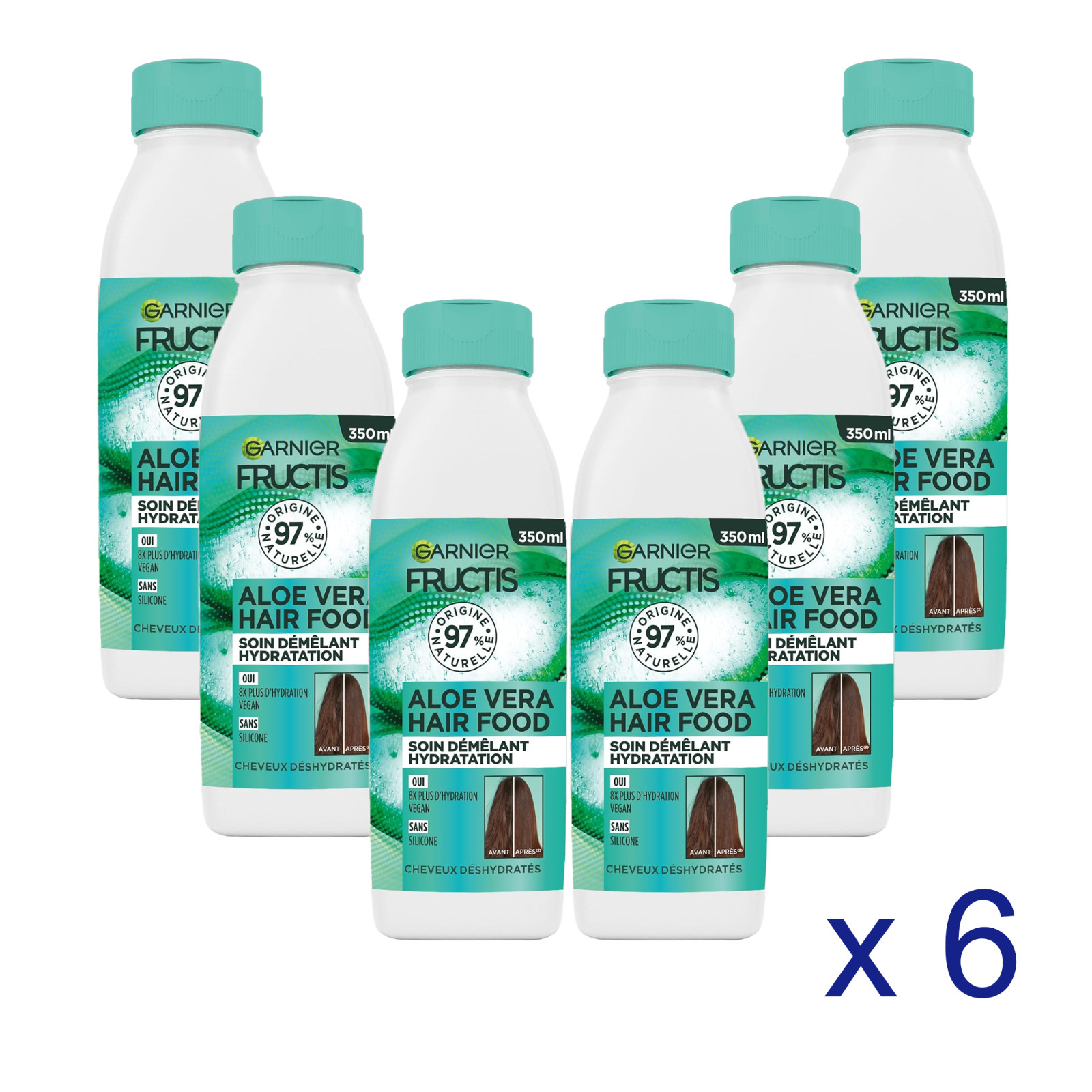 Shampoing Démêlant Aloe Vera Garnier pour Cheveux Secs Soin Hydratant