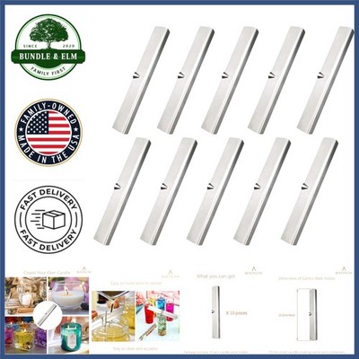 Candle Wick Bar Centering Device, 10 Durable Holders for DIY Candle Making