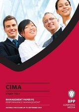 Cima Performance Management (Study Text),Bpp Learning Media