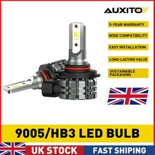 9005 HB3 LED Headlight Super Bright Bulbs Kit White 6500K High/Low Beam 30000LM