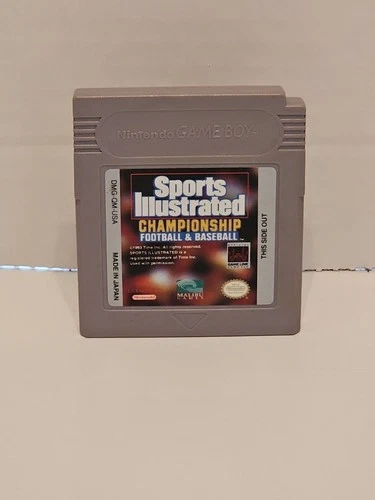 Game Boy Sports Illustrated Championship Football & Baseball Nintendo Vintage