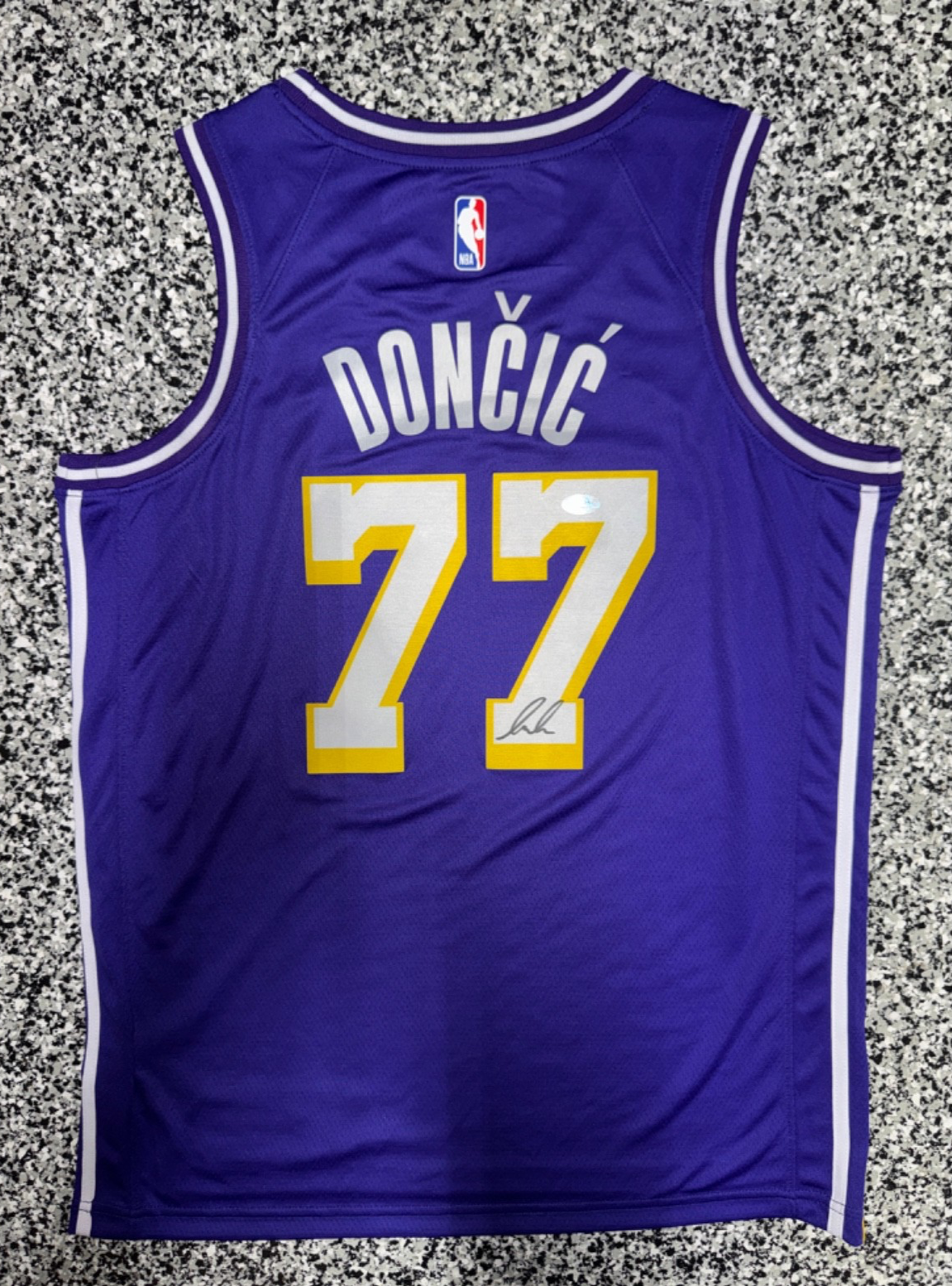 LUCA DONCIC Autographed Signed Los Angeles Lakers LUKA DONCIC Jersey w/ COA PSA AQ65146 