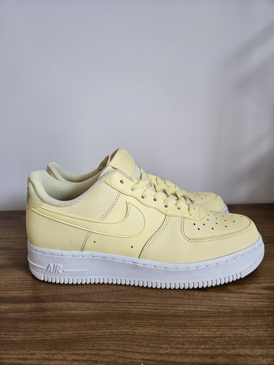 Nike Air Force 07 'Essential Bicycle' Yellow Trainers UK Size